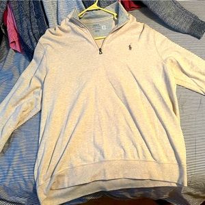 Ralph Lauren long sleeve collared quarter zip!